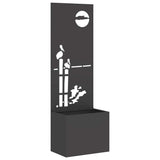 Schermo per privacy in giardino Traforo Nero 50 x 140 cm