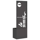 Schermo per privacy in giardino Traforo Nero 50 x 140 cm