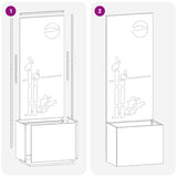 Schermo per privacy in giardino Traforo Antracite 50 x 140 cm