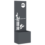 Schermo per privacy in giardino Traforo Antracite 50 x 140 cm