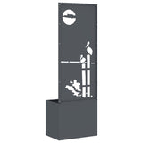 Schermo per privacy in giardino Traforo Antracite 50 x 140 cm