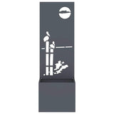 Schermo per privacy in giardino Traforo Antracite 50 x 140 cm