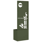 Schermo per privacy in giardino Oliver verde 50 x 140 cm