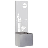 Schermo per privacy in giardino Traforo Argento 50 x 140 cm