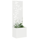 Schermo per privacy in giardino Floreale Bianco 50 x 140 cm
