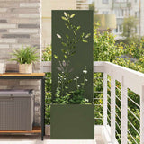 Schermo per privacy in giardino Oliver verde 50 x 140 cm