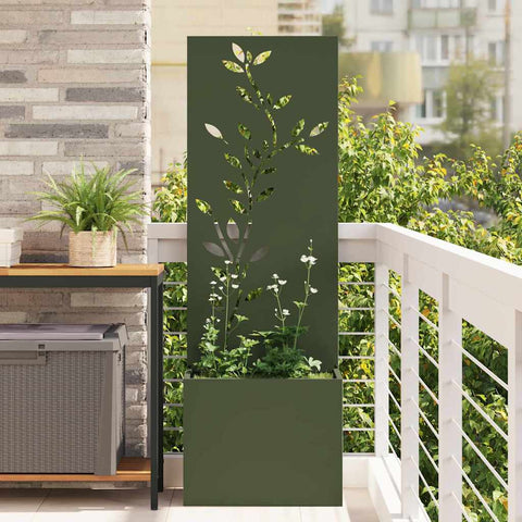 Schermo per privacy in giardino Oliver verde 50 x 140 cm