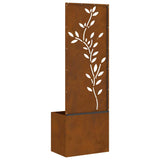 Schermo per privacy in giardino Floreale Ruggine 50 x 140 cm