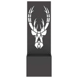 Schermo per privacy in giardino Stampa animale Nero 50 x 140 cm