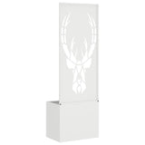 Schermo per privacy in giardino Bianco 50 x 140 cm