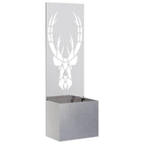 Schermo per privacy in giardino Argento 50 x 140 cm