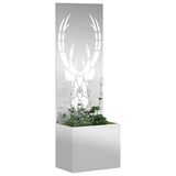 Schermo per privacy in giardino Argento 50 x 140 cm