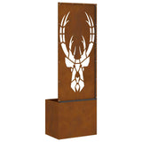 Schermo per privacy in giardino Ruggine 50 x 140 cm