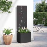 Schermo per privacy in giardino Traforo Nero 50 x 140 cm