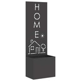 Schermo per privacy in giardino Traforo Nero 50 x 140 cm