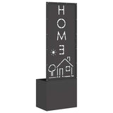 Schermo per privacy in giardino Traforo Nero 50 x 140 cm