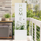 Schermo per privacy in giardino Traforo Bianco 50 x 140 cm