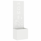 Schermo per privacy in giardino Traforo Bianco 50 x 140 cm