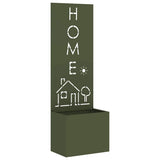 Schermo per privacy in giardino Oliver verde 50 x 140 cm