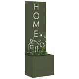 Schermo per privacy in giardino Oliver verde 50 x 140 cm