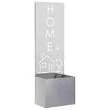 Schermo per privacy in giardino Traforo Argento 50 x 140 cm