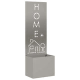 Schermo per privacy in giardino Traforo Ruggine 50 x 140 cm