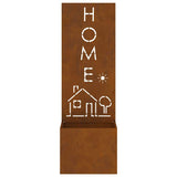 Schermo per privacy in giardino Traforo Ruggine 50 x 140 cm