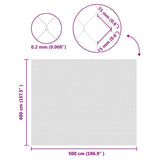 Reticolo di Protezione per Uccelli Verde 4 x 5 m HDPE