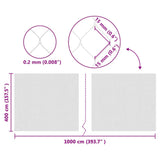 Reticolo di Protezione per Uccelli Verde 4 x 10 m HDPE