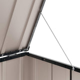 Scatola di Stoccaggio per Giardino Nero 101 x 56,5 x 50 cm