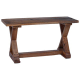 panchina Naturale 85 x 35 x 46 cm Legno massello di recupero