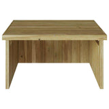 Garage per tosaerba Marrone 73.5 x 81.5 x 38.5 cm