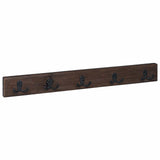 Gruccia Marrone 60 x 7 x 8 cm Legno Recuperato Massello