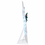 Renne LED 5 pcs Argento Tessuto