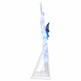 Renne LED 5 pcs Bianco Tessuto