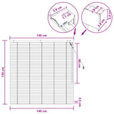 Tenda Veneziana Aspetto Quercia 140 x 130 cm 35 mm
