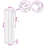 Tenda Veneziana Aspetto Quercia 40 x 160 cm 35 mm