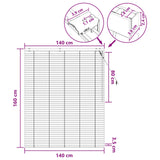 Tenda Veneziana Aspetto Quercia 140 x 160 cm 35 mm