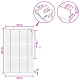 Tenda Veneziana Bianco 70 x 130 cm 35 mm