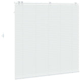 Tenda Veneziana Bianco 130 x 130 cm 35 mm