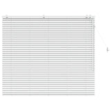 Tenda Veneziana Bianco 160 x 130 cm 35 mm
