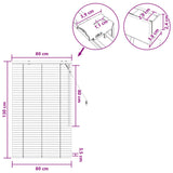 Tenda Veneziana Nero 80 x 130 cm 35 mm