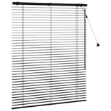 Tenda Veneziana Nero 100 x 130 cm 35 mm