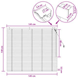 Tenda Veneziana Nero 145 x 130 cm 35 mm