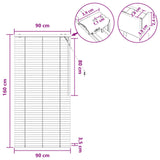 Tenda Veneziana Nero 90 x 160 cm 35 mm