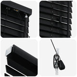 Tenda Veneziana Nero 115 x 160 cm 35 mm