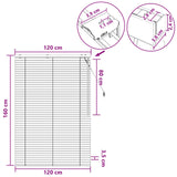 Tenda Veneziana Nero 120 x 160 cm 35 mm