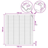 Tenda Veneziana Nero 150 x 160 cm 35 mm