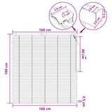 Tenda Veneziana Nero 160 x 160 cm 35 mm