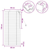 Tenda Veneziana Marrone Scuro 60 x 130 cm 35 mm